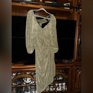 ASOS Tall Floral Collection V-Neck Midi Dress, Size 14 Tall